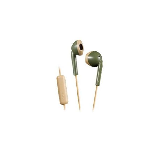 Jvc Auriculares Com Fio + Micro Jack 3.5 mm HA-F19M Ie Khaki/beige