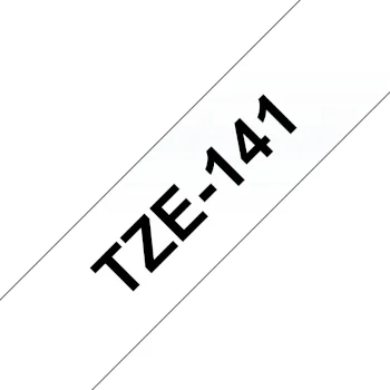 Fita Laminada 18mmx8mts Transparente/Preto