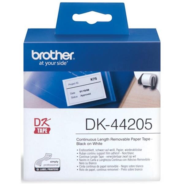 Brother DK-44205 etiquetadora Preto sobre branco