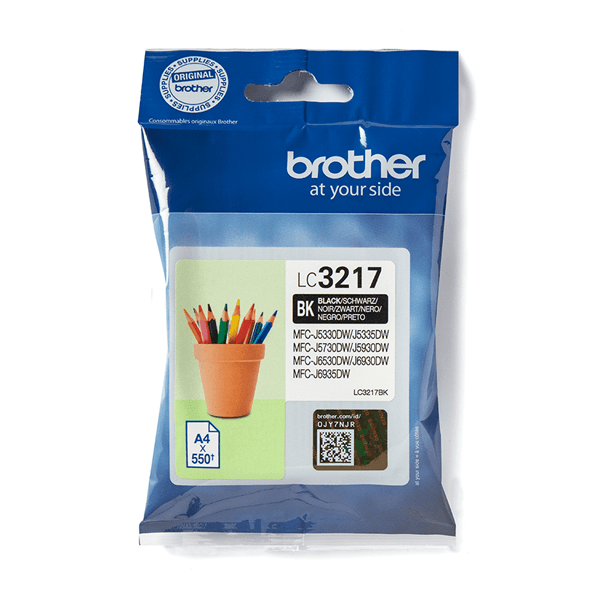 CARTUCHO IRMÃO NEGRO LC-3217BK