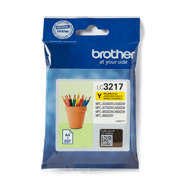 Brother LC-3217Y tinteiro Original Amarelo