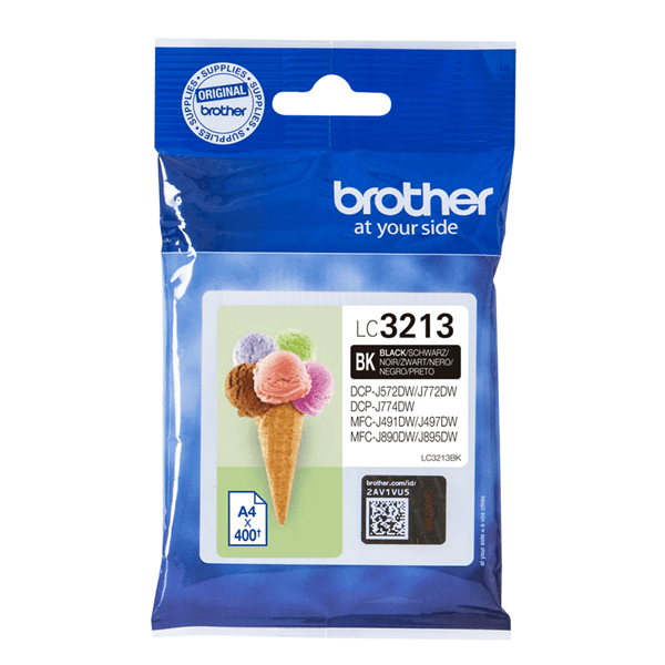 CARTUCHO PRETO BROTHER LC3213BK