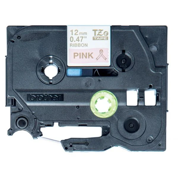 Brother P-touch Fita Etiquetagem TZeRE34, Rolo 12 mm X 4 M, Dourado em Rosa