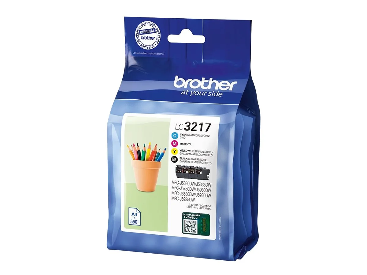 Brother LC3217 Pack de 4 Tinteiros Original – LC3217VAL