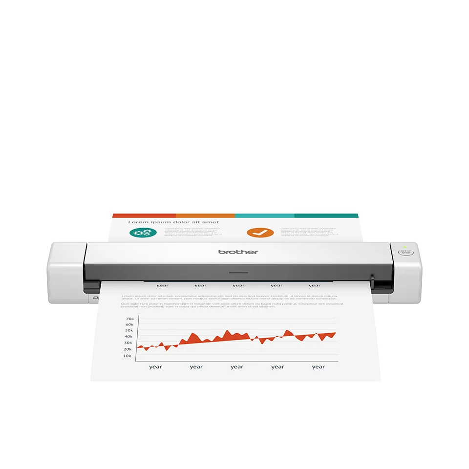 Scanner Portátil Brother DS-640 A4 15PPM