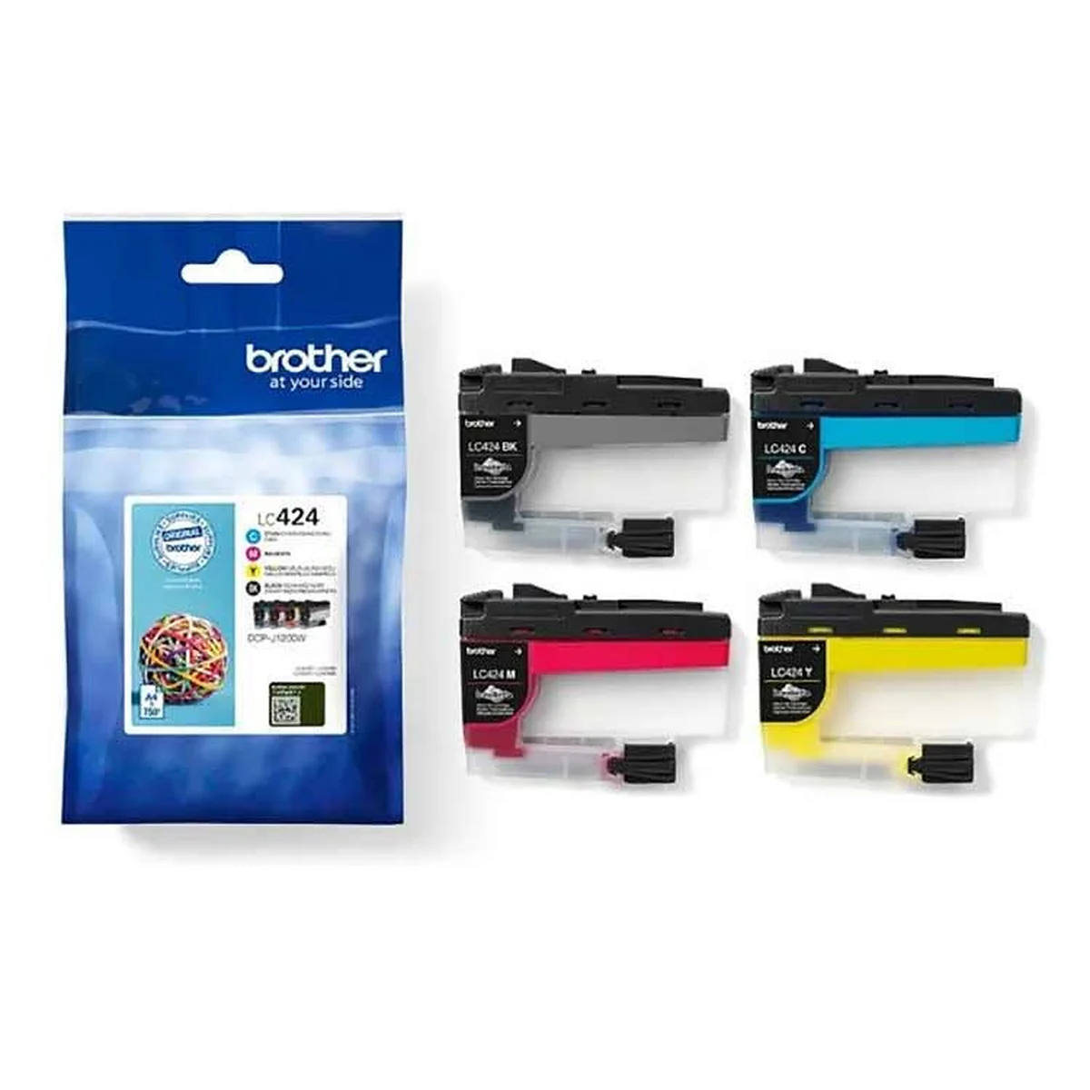 Brother LC424 Pack de 4 Tinteiros Originais – LC424VAL