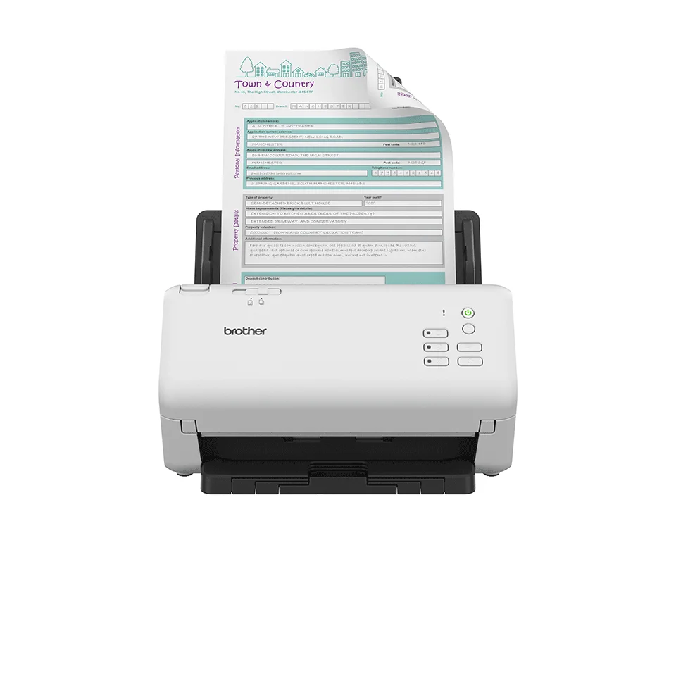 Scanner de Documentos Brother ADS-4300N 40PPM 80IPM Ethernet
