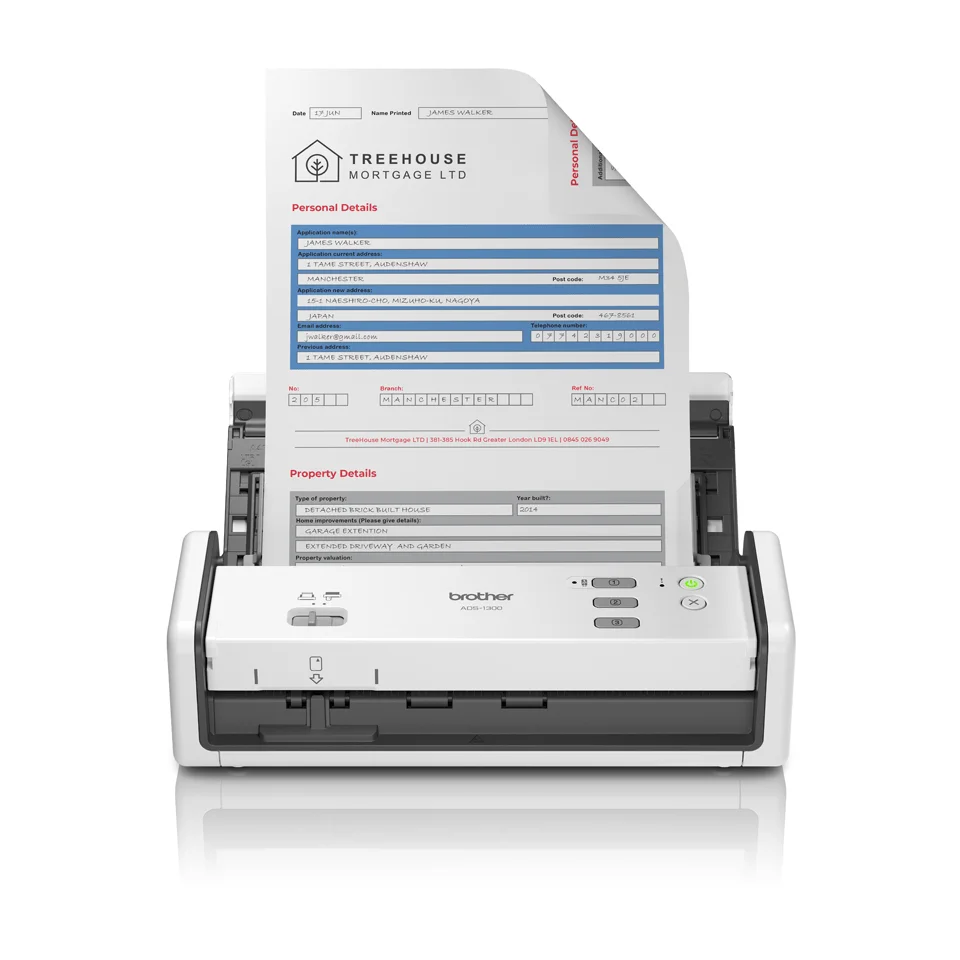 Scanner Portátil Brother ADS-1300 30PPM