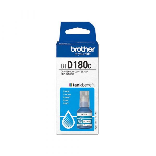 Tinteiro Brother Garrafa de Tinta BTD180C Ciano