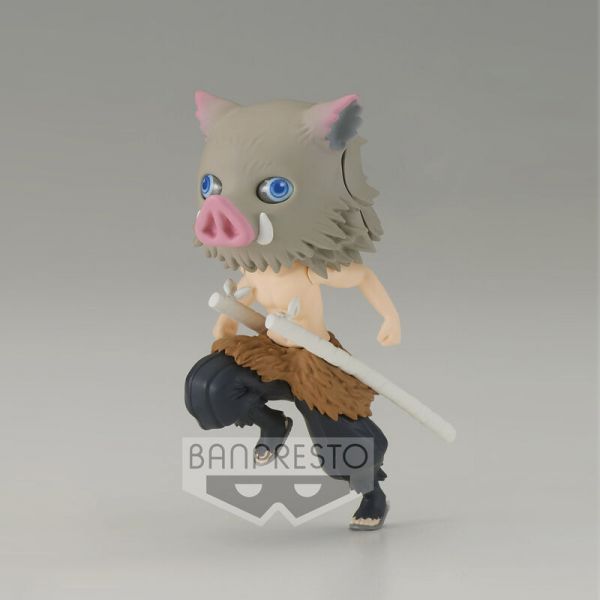 Banpresto Figura Inosuke Hashibira Demon Slayer Kimetsu No Yaiba Q Posket Petit 7cm