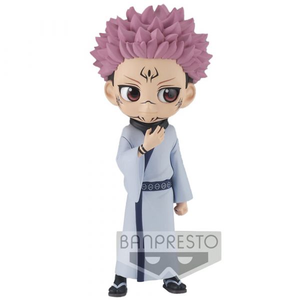 Banpresto Sukuna Jujutsu Kaisen Q Posket Figure 14 Cm Colorido Ver B
