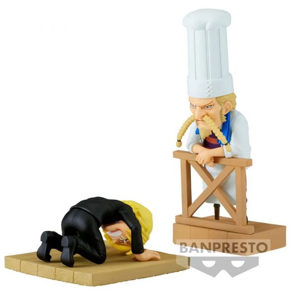 Banpresto Figura WCF Log Series Sanji & Zeff 2 One Piece 8cm