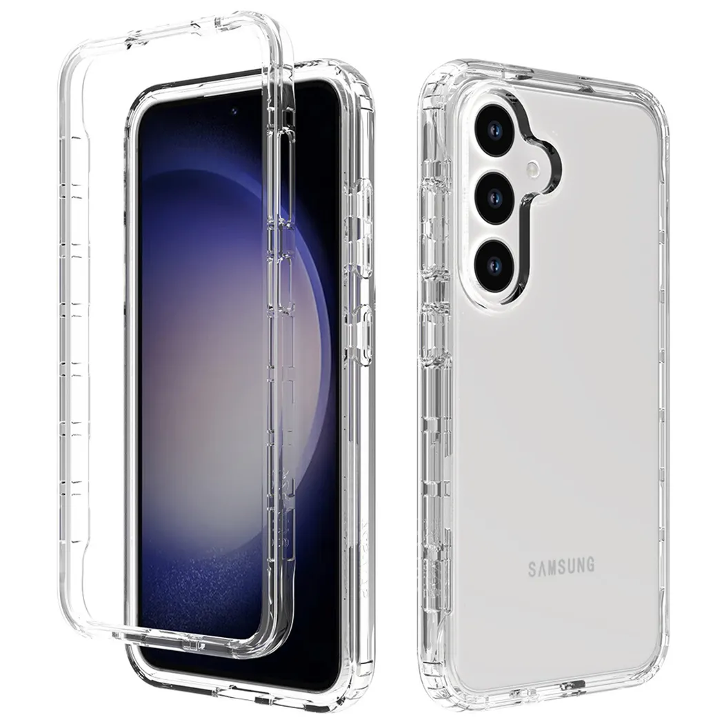Capa Dupla 360 Transparente Samsung Galaxy S24 Plus