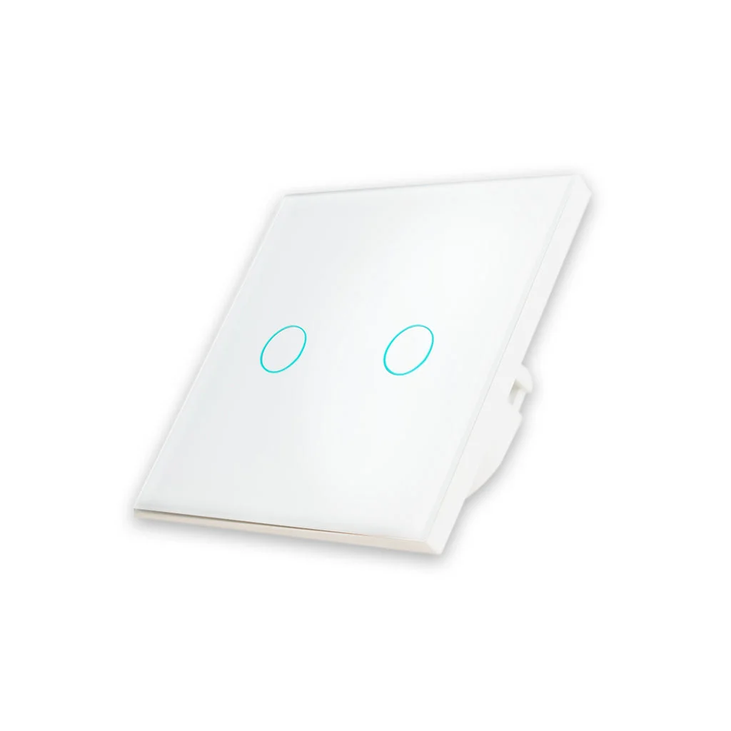 Interruptor Inteligente de Luz WiFi 2 botões Smartify - Branco