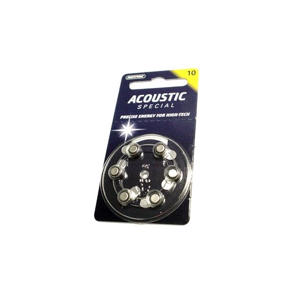 Varta Pack de 10 Pilhas V10 Acoustic