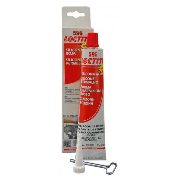 Loctite Si 596 Epig Silicone Vermelho 80 ml - 2064238