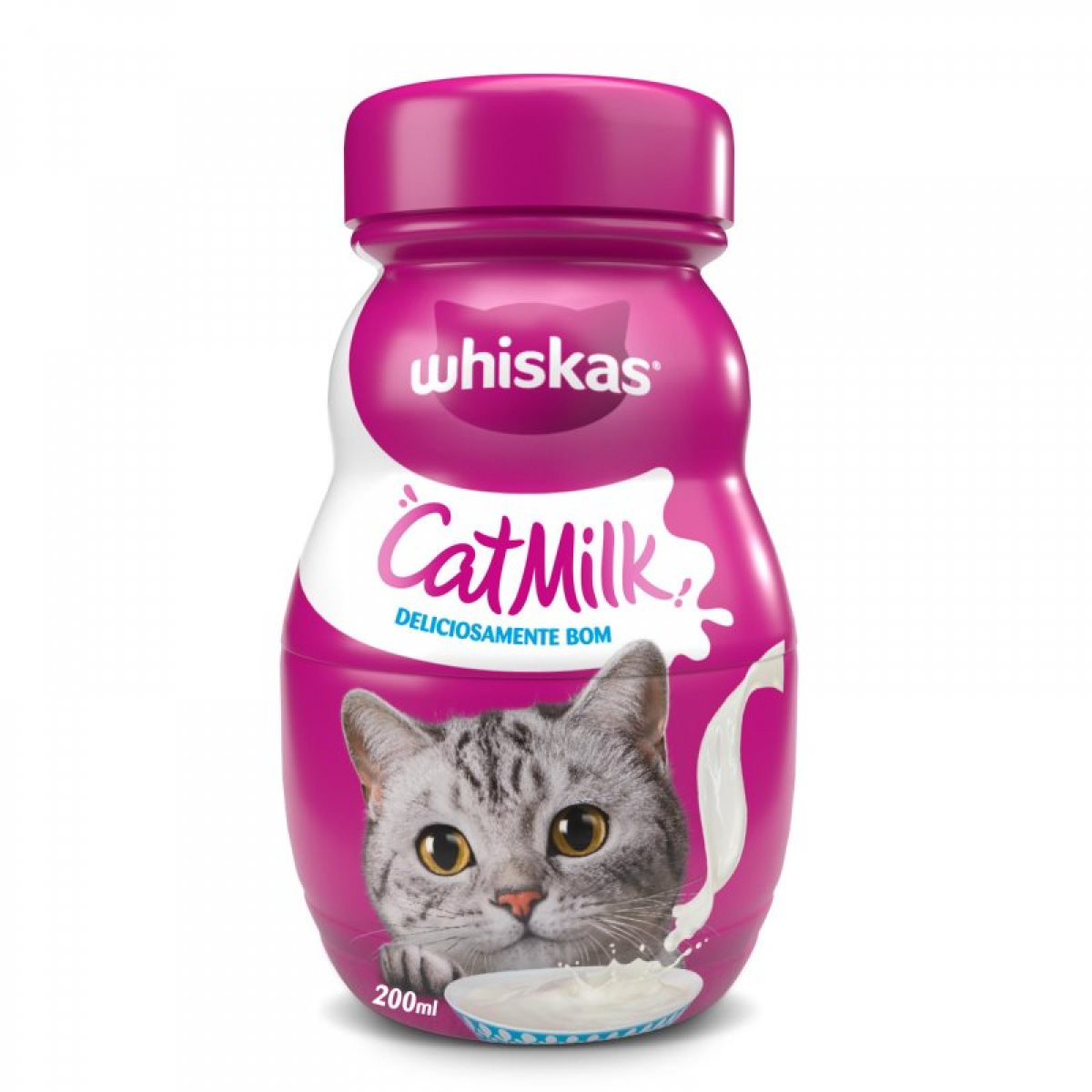 Whiskas Cat Milk Leite para Gatos Júnior 200ml 200ml - Campet