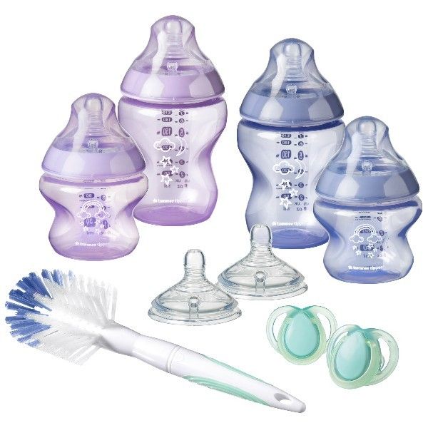 Tommee Tippee Kit Biberões Closer to Nature Lilás/Azul