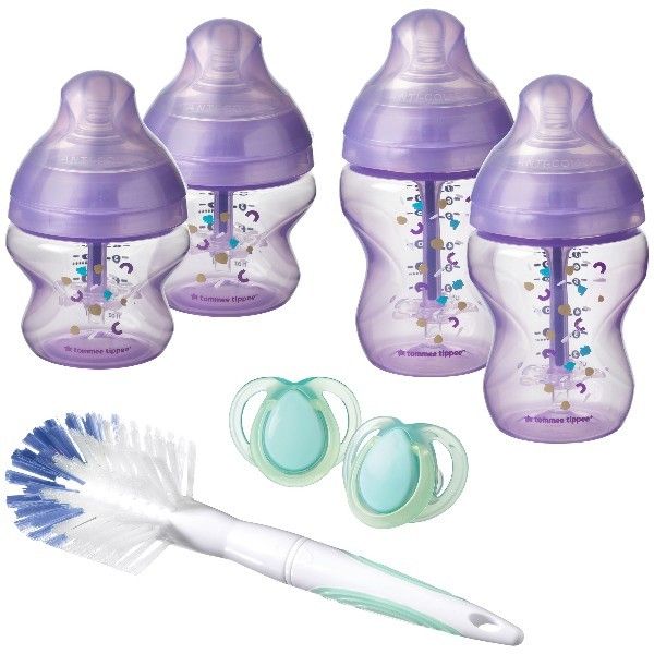 Tommee Tippee Kit Biberões Anti-Cólicas Roxo