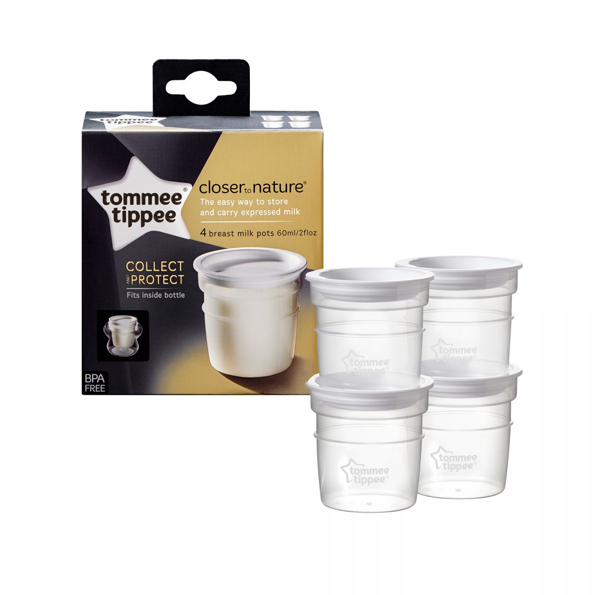 Recipiente para Conservar Leite 4unds Tommee Tippee