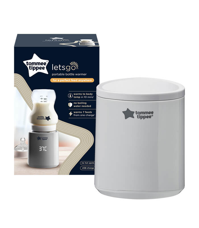 Aquecedor elétrico de biberões de viagem LetsGo de Tommee Tippee