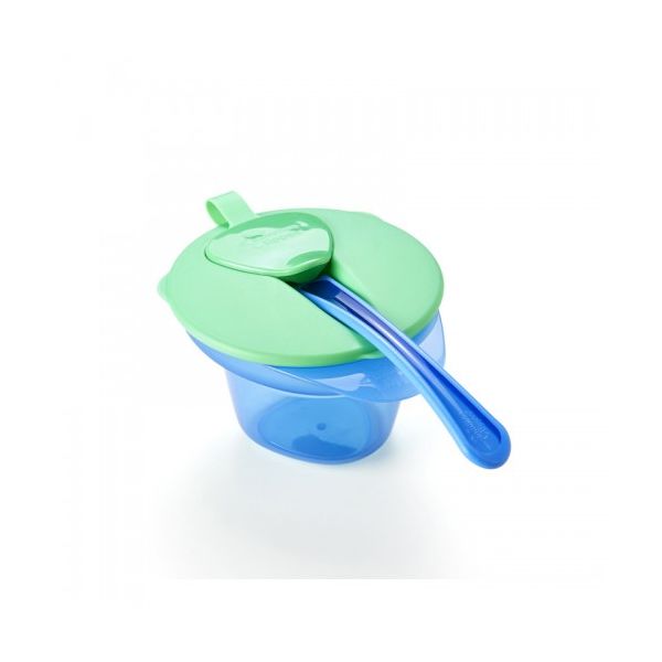 Tommee Tippee Conjunto de Tigela com Colher Azul - TT44671841