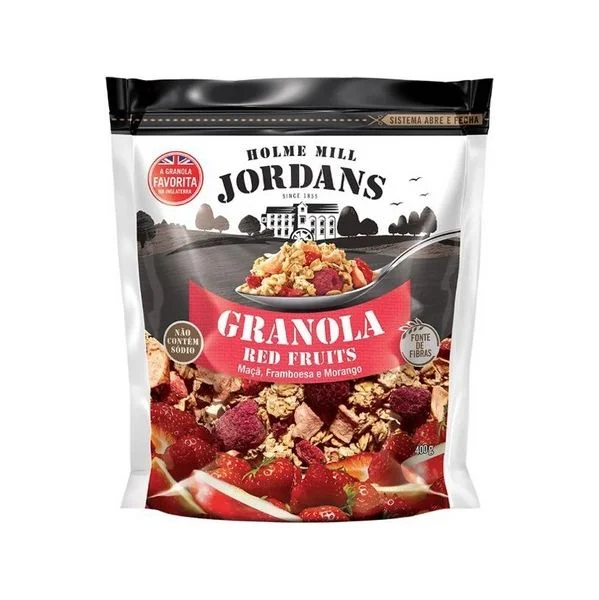 Jordans Super Granola Frutos Vermelhos 550g