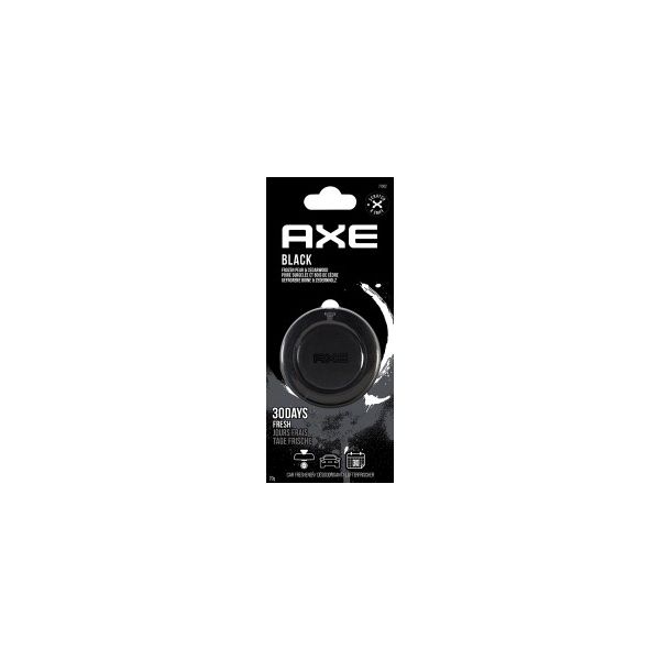 Axe Ambientador 3D para Carro Disco Perfumado Con Fragancia Black, Ideal para Colgar Del Espejo Retrovisor. AX71002