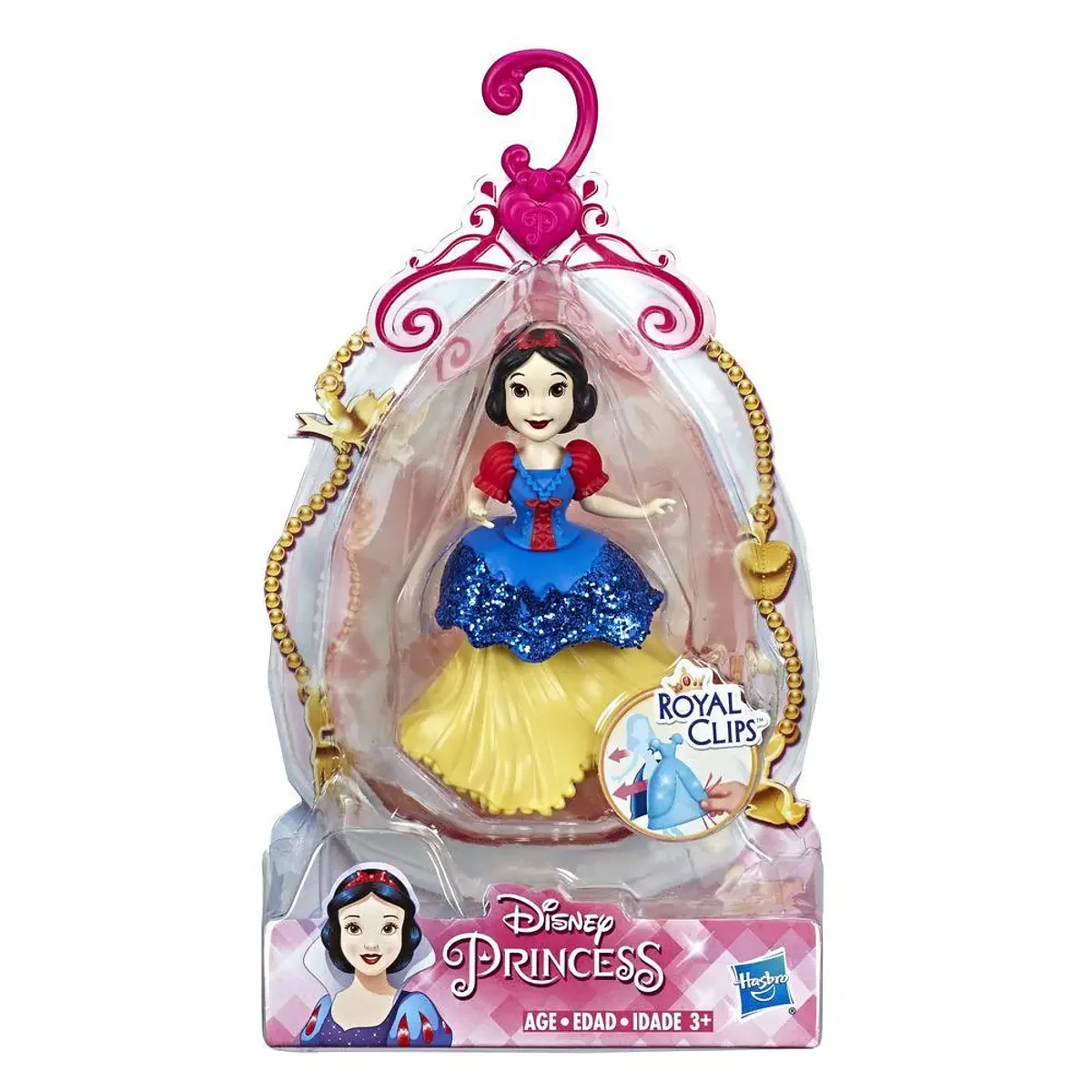 Mini Princesa Royal Clips - Branca de Neve
