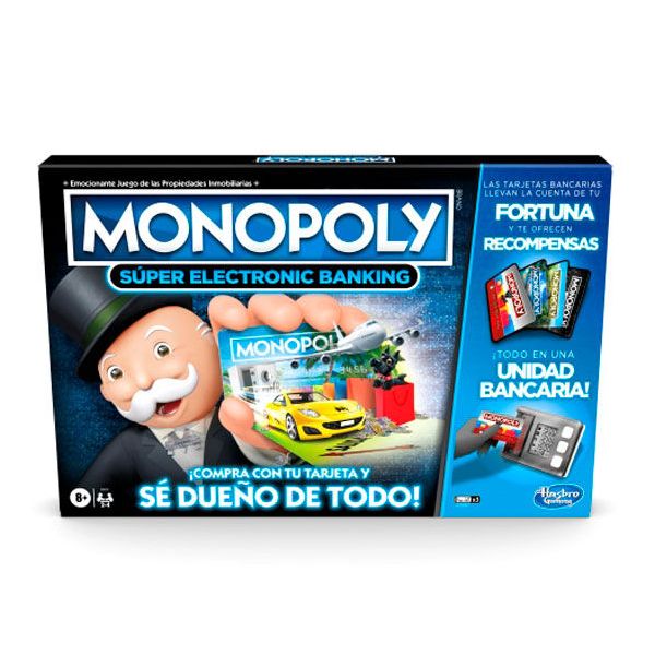 Monopoly Banca Eletrónica Hasbro Jogo de Tabuleiro (ES)