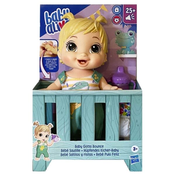 Baby Alive Boneca Salta o sapo 3+