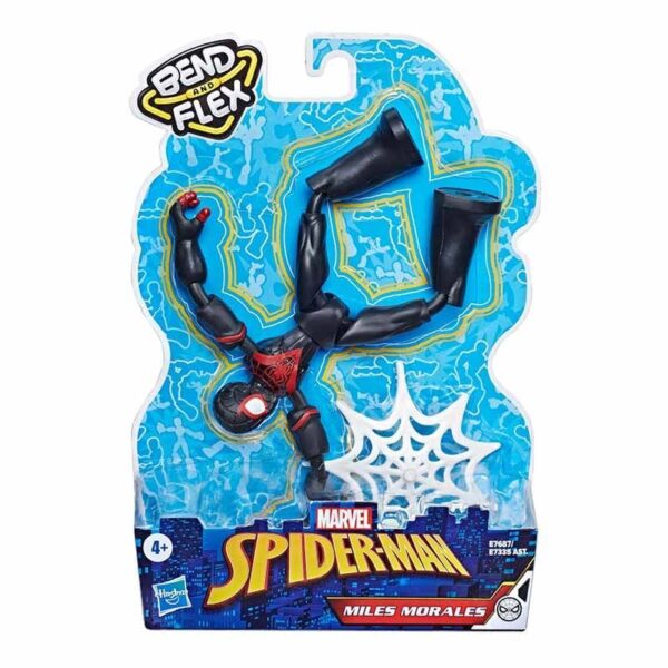 Spider-Man Figuras Bend And Flex - Miles Morales 4+