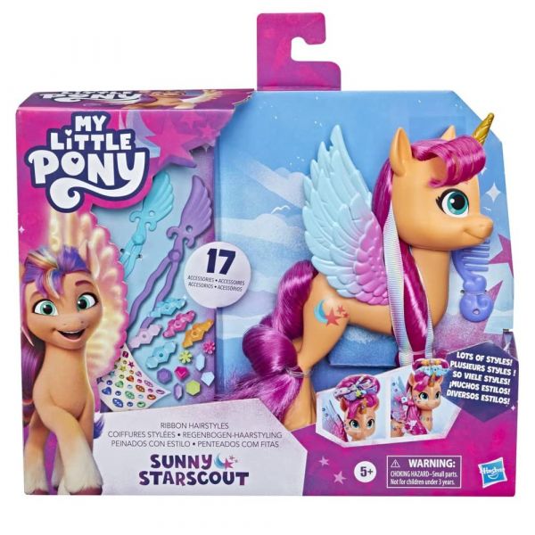 Hasbro My Little Pony Sunny Penteados com Estilo