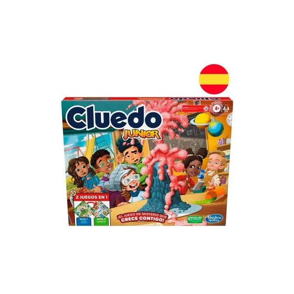 Hasbro Jogo de Tabuleiro Cluedo Junior Espanhol Multicolor