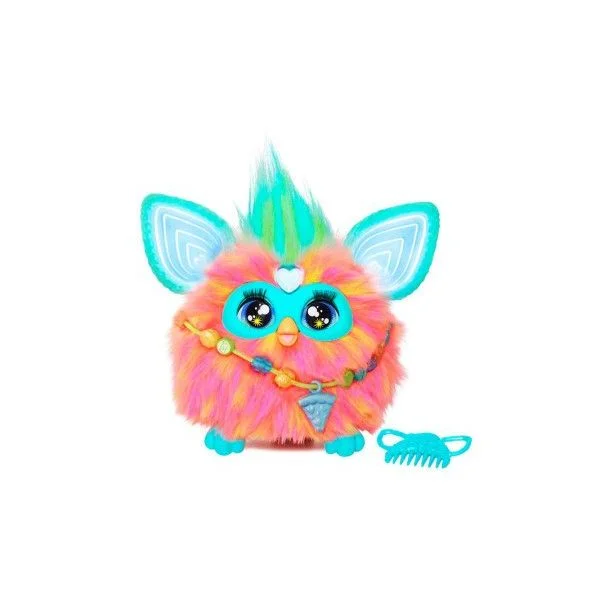 Hasbro Furby Interativo Espanhol 13x23x23cm Coral/Azul