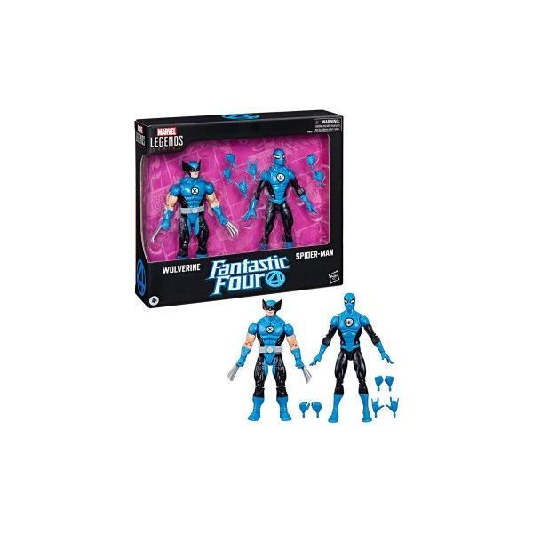 Hasbro Marvel Legends Series - Wolverine & Spider-Man (Homem-Aranha) Fantastic Four 15cm