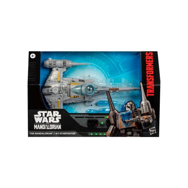 Hasbro Figura de Ação N-1 Starfighter The Mandalorian Star Wars Transformers 19cm