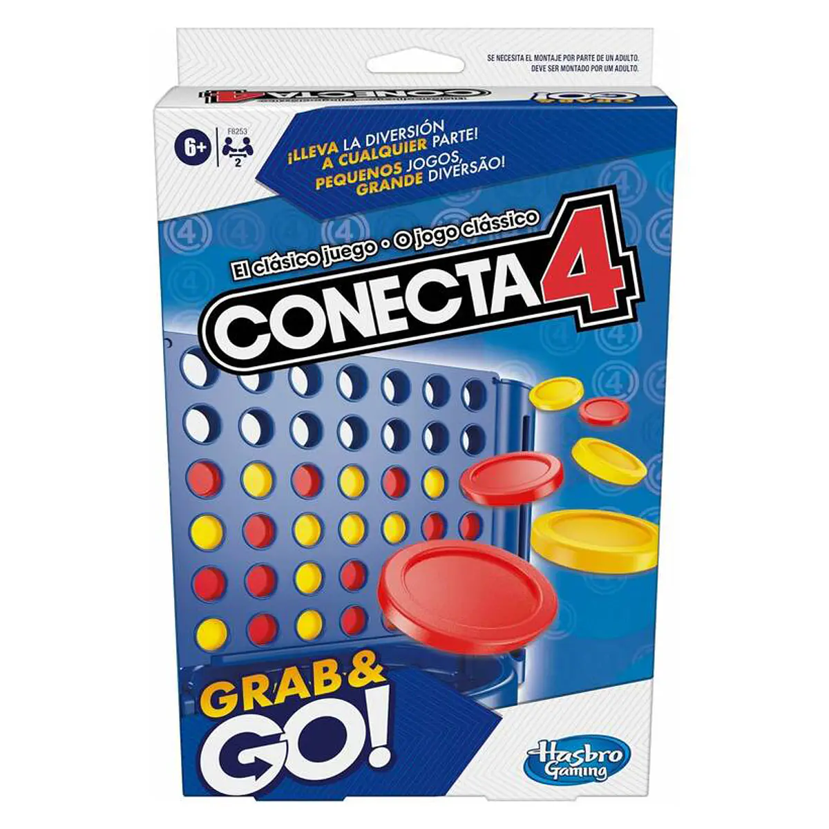 Hasbro Jogo Connecta 4 Grab & Go!