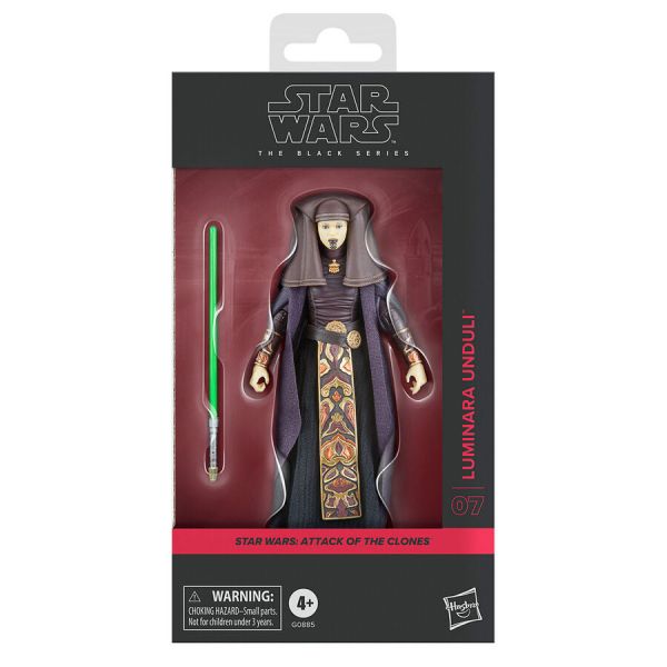 Hasbro Figura Star Wars The Black Series Luminara Unduli 15cm Ataque aos Clones