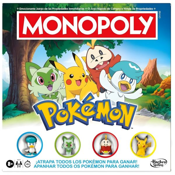 Hasbro Monopoly Pokémon Edição One Size Multicolor