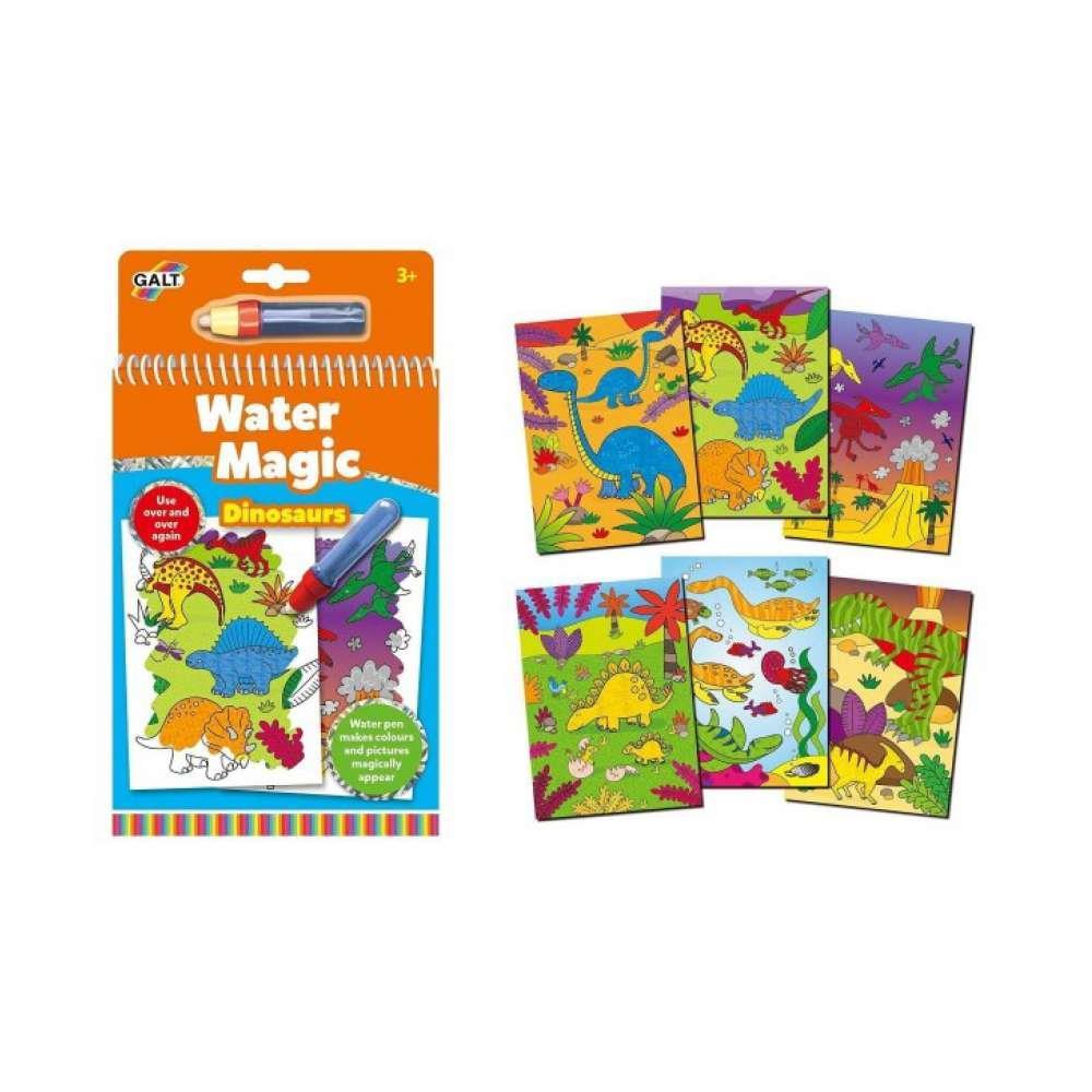 Galt Livro Water Magic Dinossauros