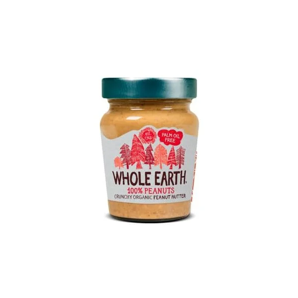 Whole Earth Organic Crunchy Peanut Cream 227g