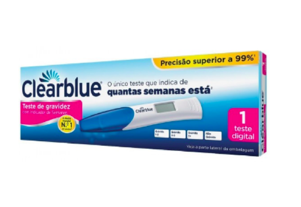 CLEARBLUE DIGITAL TESTE GRAVIDEZ COM INDICADOR DE SEMANAS | WOWFARMA