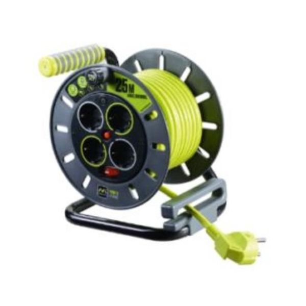 Luceco 4 Tomadas Extensíveis 16A 25M. Pro-xt OME25164SL-PX