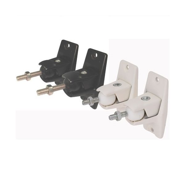 Adastra Conjunto de 2 Suportes de Coluna Universais Preto 129207