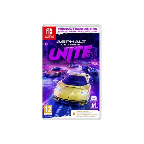 Asphalt Legends Unite Supercharged Edition (Code in a Box) Nintendo Switch