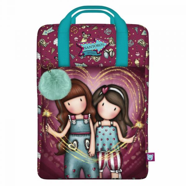 Safta Mochila Escolar Gorjuss Fireworks Grená (25 x 36 x 10 cm)