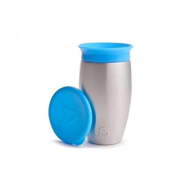 Munchkin Copo Miracle 360º Aço Inox Azul