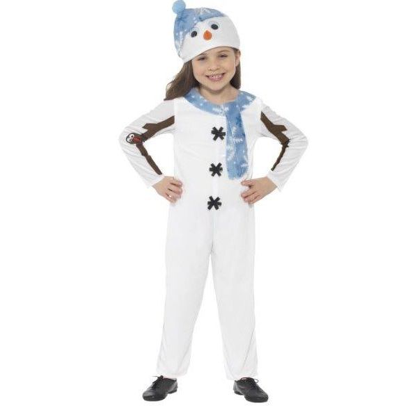 Smiffys Fato Boneco de Neve Criança Tamanho 3/4