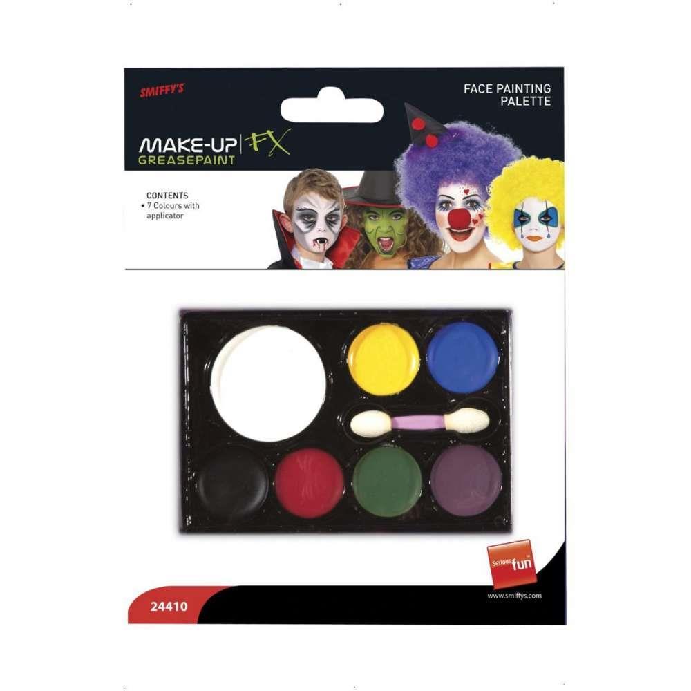 Maquilhagem para Pintura Facial 7 Cores